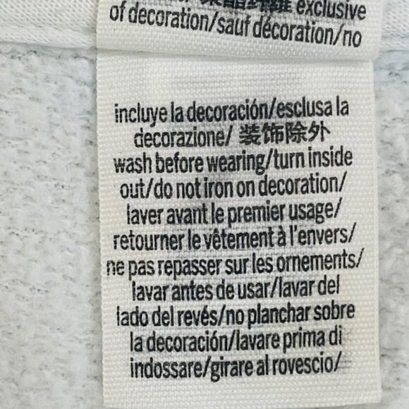 PINK VICTORIA'S SECRET Blue & White Tie Dye Sweatshirt - Size Medium - Picture 8 of 8